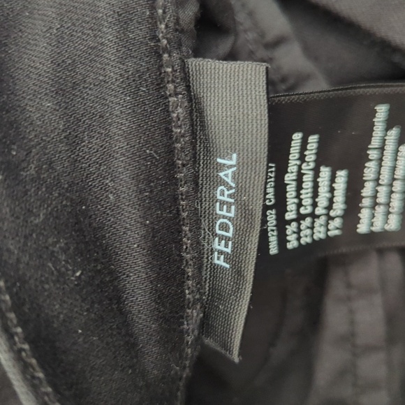 PAIGE Federal Straight Jeans Black Shadow 30x29 - Picture 13 of 14